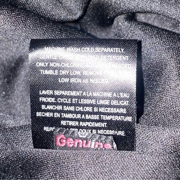 Volcom Stone Strapless Little Black Mini Dress Size Small - Picture 7 of 7